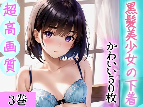 d_344463【エロ漫画試し読み】【超高画質グラビア写真集】黒髪美少女の下着。かわいい50枚〜3巻〜 | Hinano